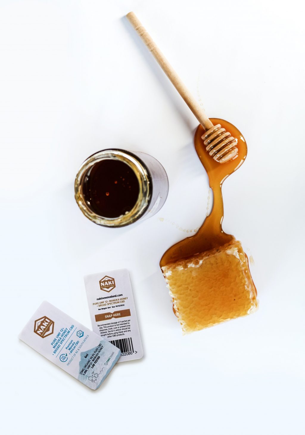 blended honey with CBD